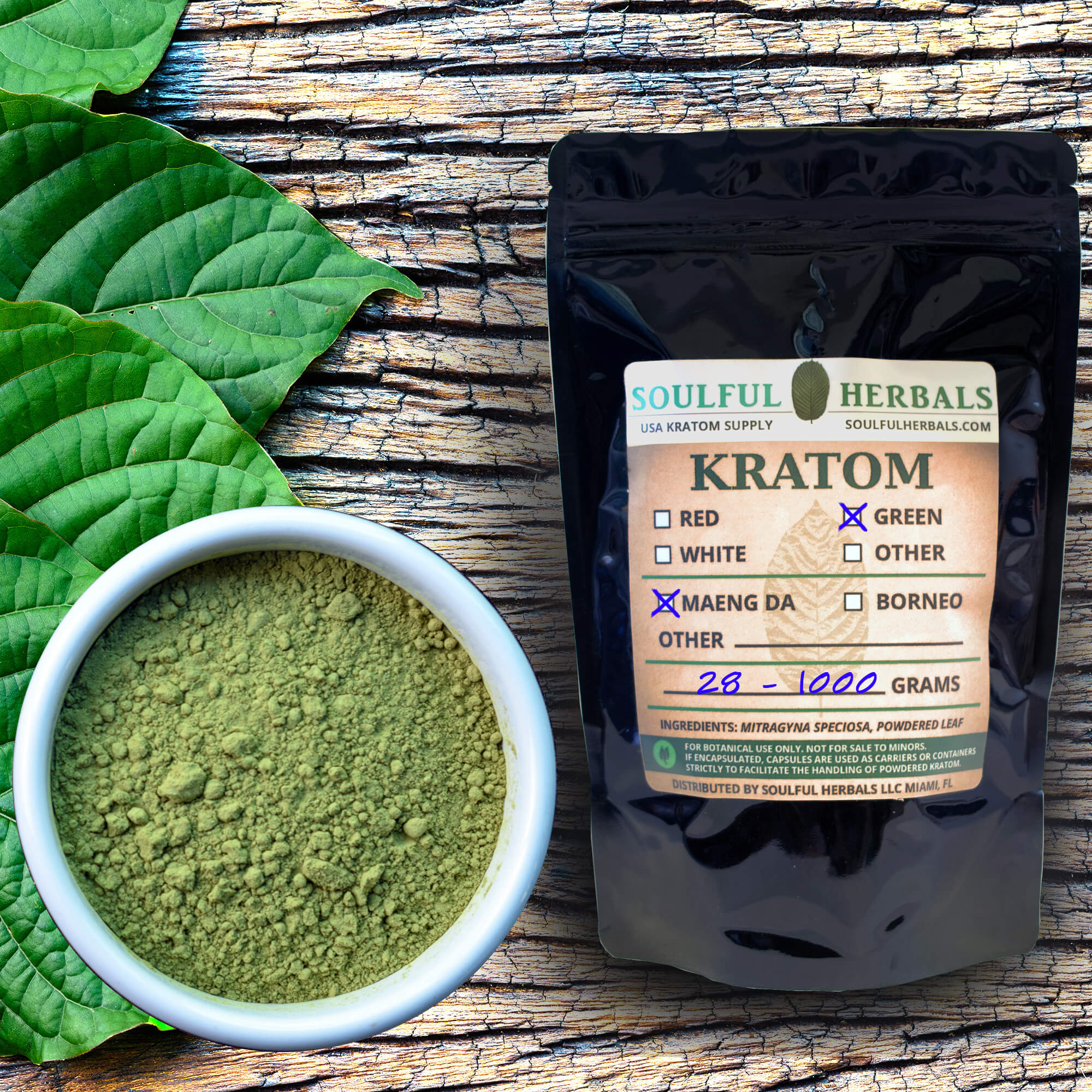 Green Maeng Da Kratom For Sale | High Quality Kratom Powder