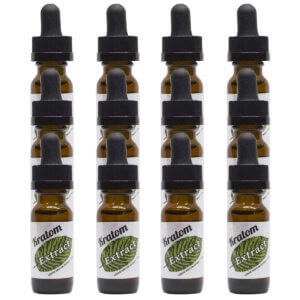 12 Bottles of Liquid Kratom Extract - 15ml