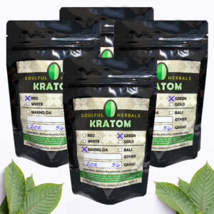8 Ounce Kratom Sampler - 2 Ounces of Four Kratom Strains