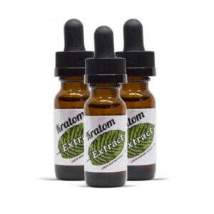 3 Bottles of Liquid Kratom Extract - 15ml