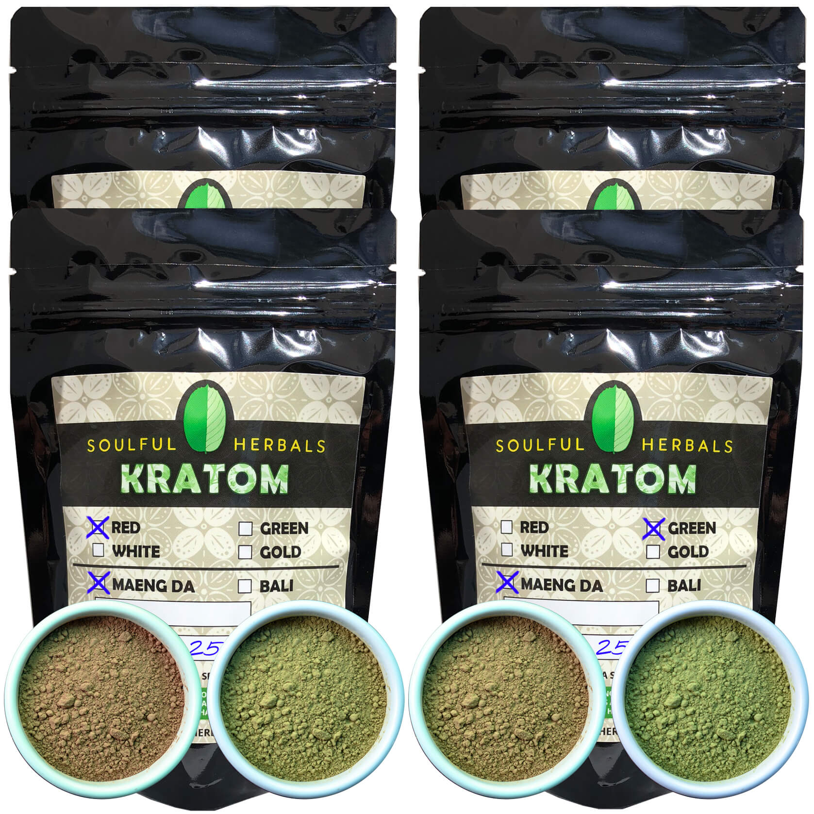 4 Way - Split 2kg Kilo Kratom