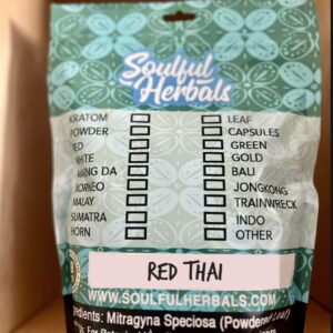 red thai kratom powder