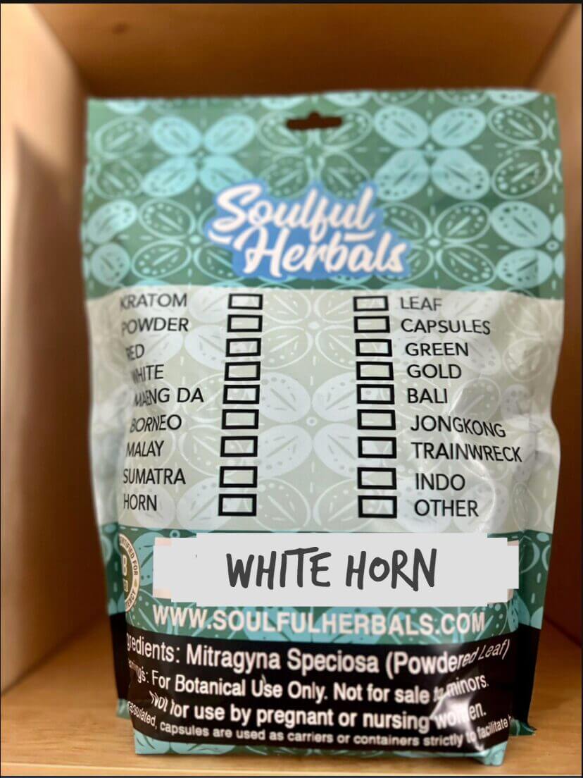 white horn kratom powder